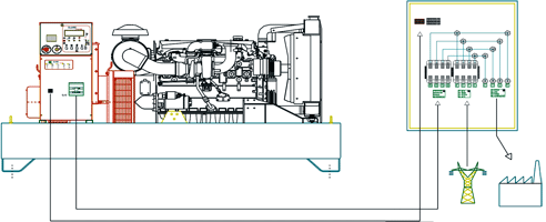 Электрическая схема дизель генератора на 380 вольт